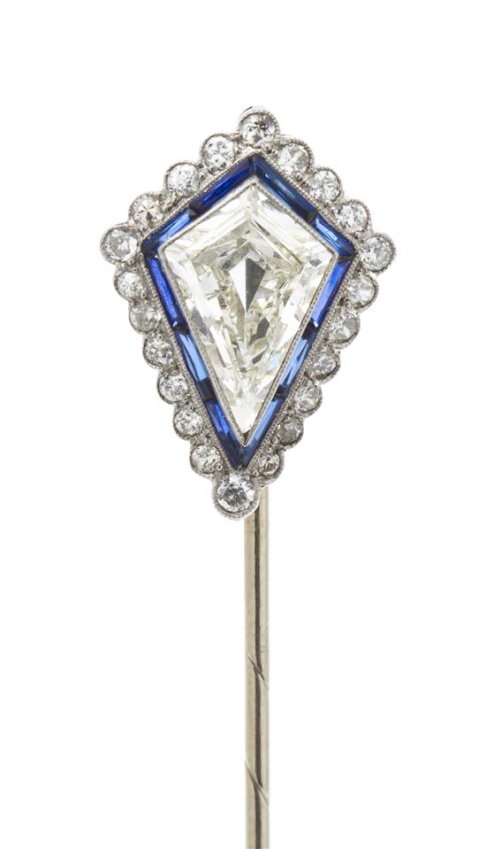 An Art Deco Platinum Diamond and 155042