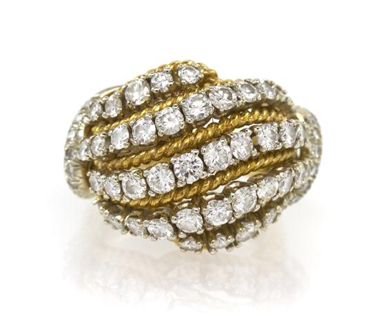 A Vintage 18 Karat Gold and Diamond 155078
