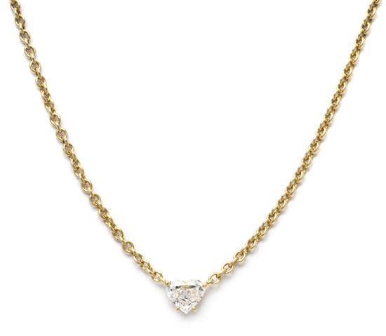 An 18 Karat Yellow Gold and Diamond