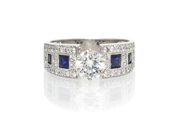  A Platinum Diamond and Sapphire 155101