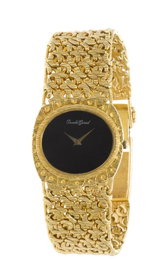 An 18 Karat Yellow Gold Wristwatch 15514b