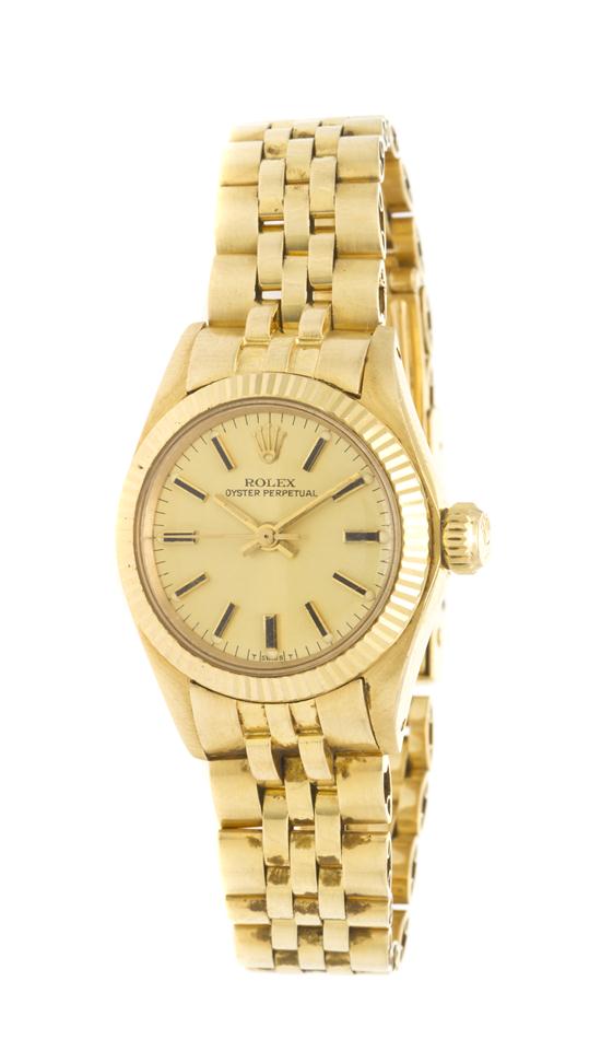 An 18 Karat Yellow Gold Ref. 6719 Oyster