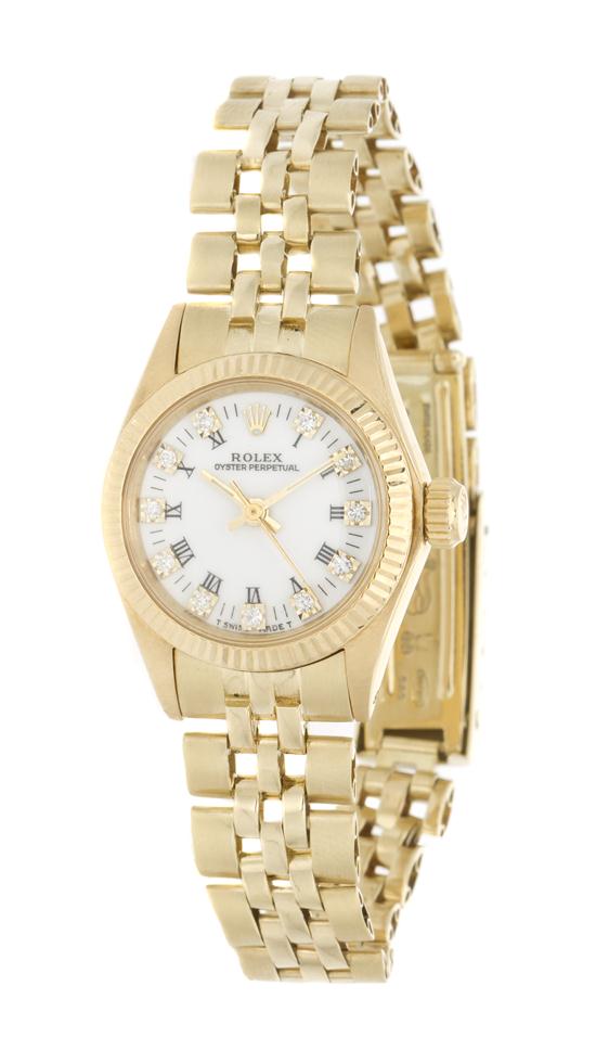 A 14 Karat Yellow Gold Ref. 6719 Oyster