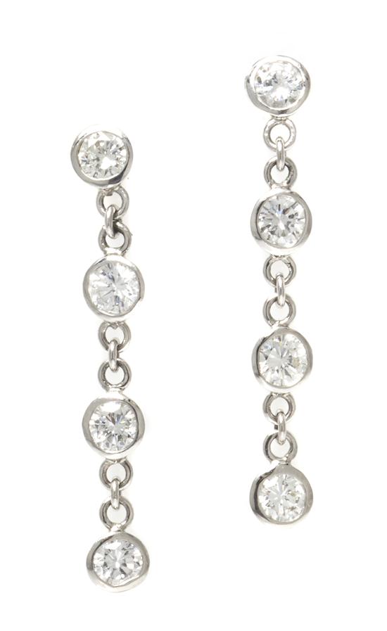  A Pair of Platinum and Diamond 155182