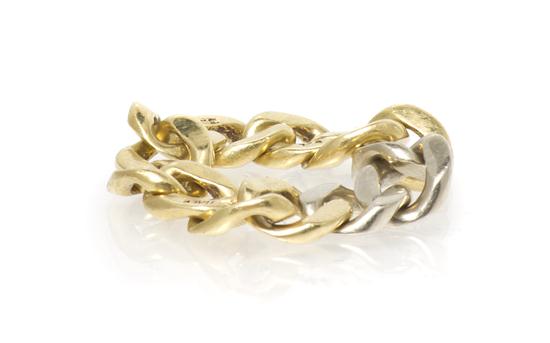 An 18 Karat Gold Curb Link Chain
