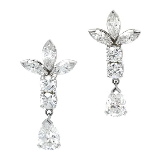 A Pair of Platinum and Diamond 155240