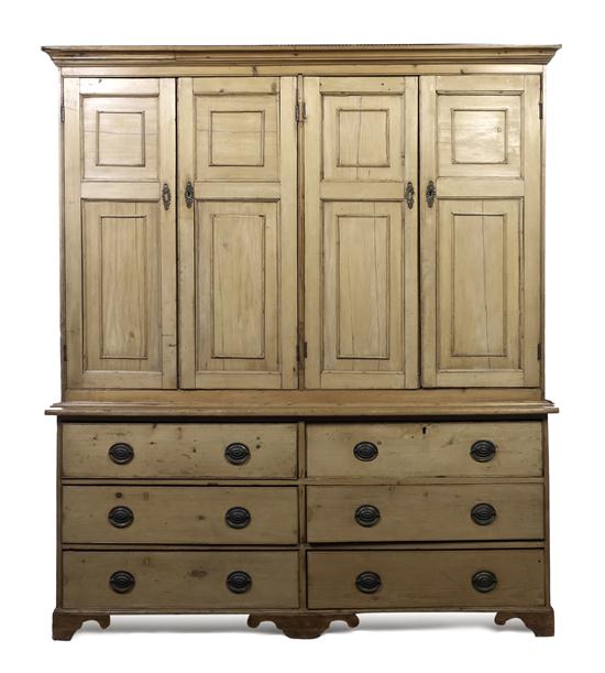 A Provincial Painted Pine Wardrobe 1552e4