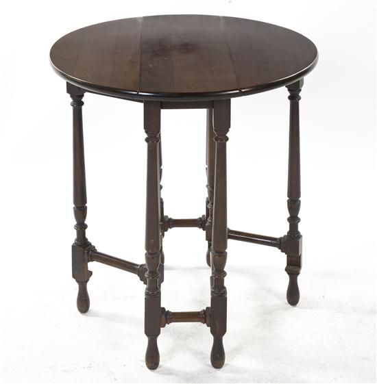 A William and Mary Style Gate-Leg Table