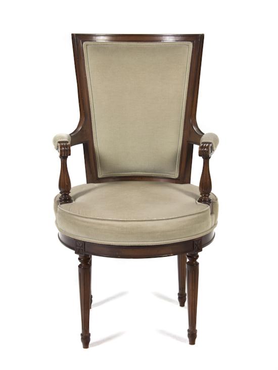 * A Directoire Style Open Armchair having