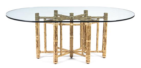 A Contemporary Bamboo Table Base 155311