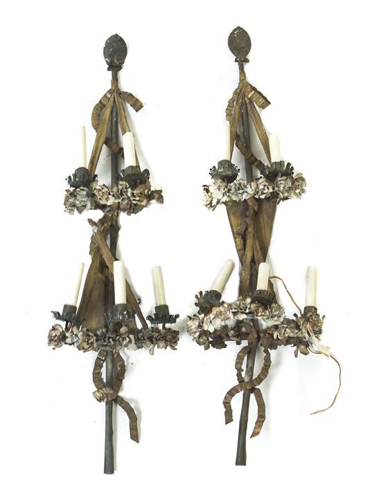 A Pair of Neoclassical Painted 155340