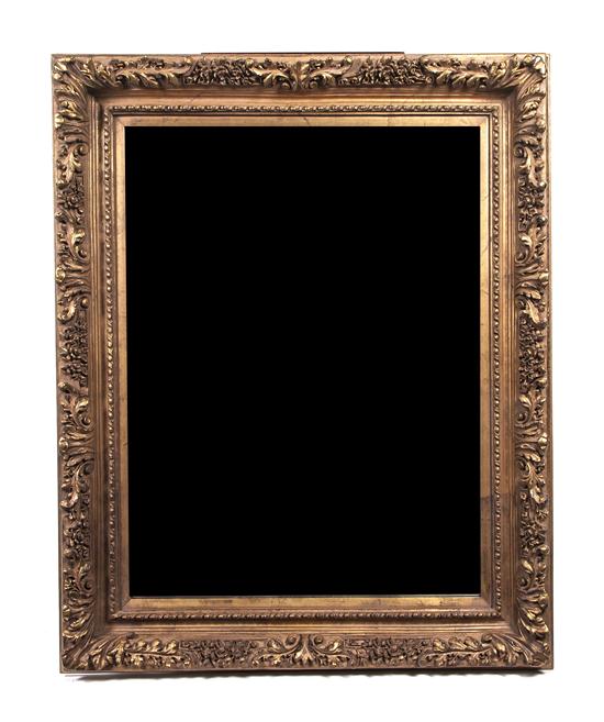 A Giltwood Over Mantel Mirror having 155369