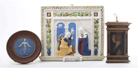 A Della Robbia Style Ceramic Relief 155378