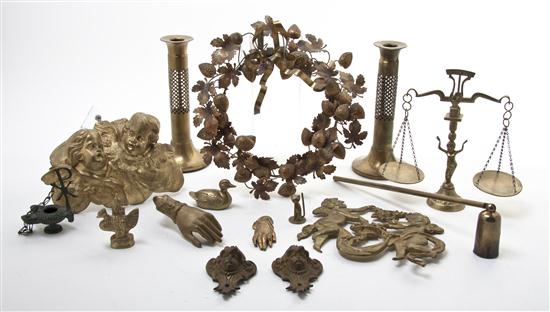 A Collection of Brass and Bronze