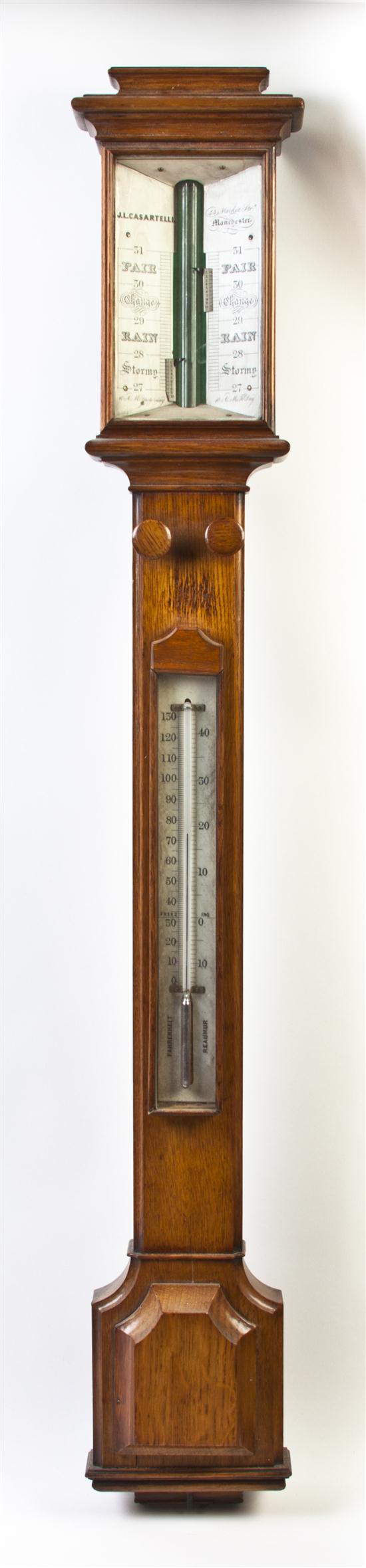 An English Stick Barometer J Casartelli 155383