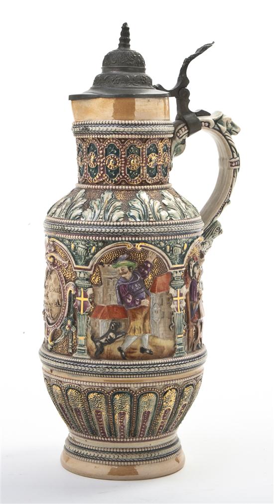  A German Pottery Stein Diesinger 15538a