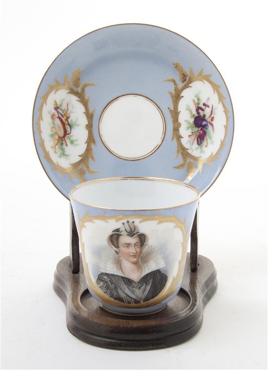 A Sevres Style Porcelain Cup and 1553b0