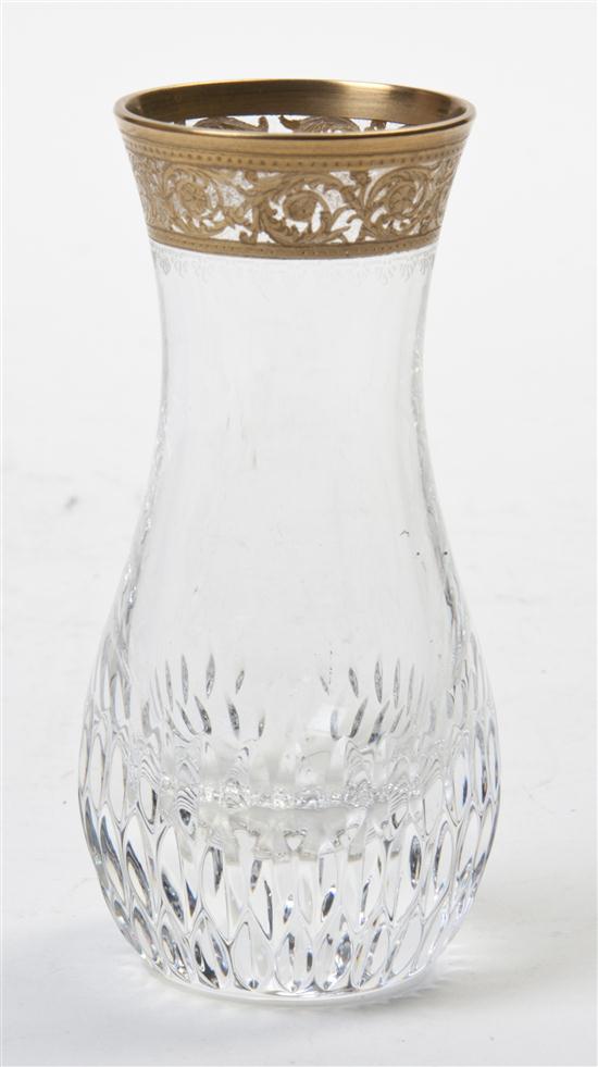 A French Crystal Vase Saint Louis