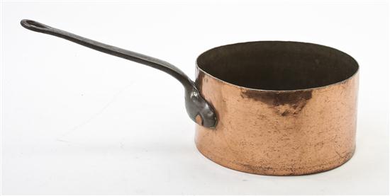 A French Copper Pot likely 18th century