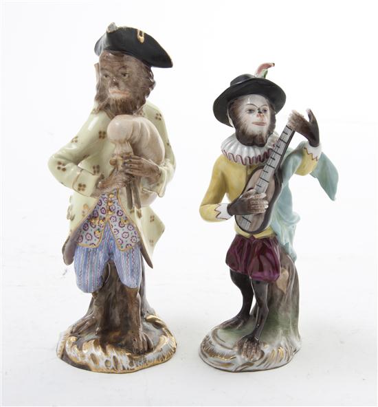  Two Continental Porcelain Figures 155446