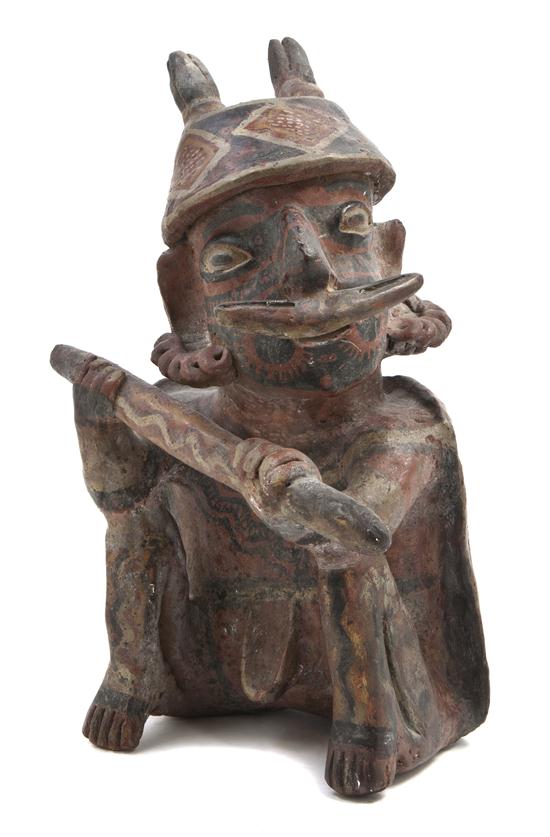 A Nayarit Terracotta Figure depicting