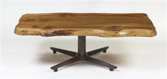A Burlwood Low Table of naturalistic 1554c2