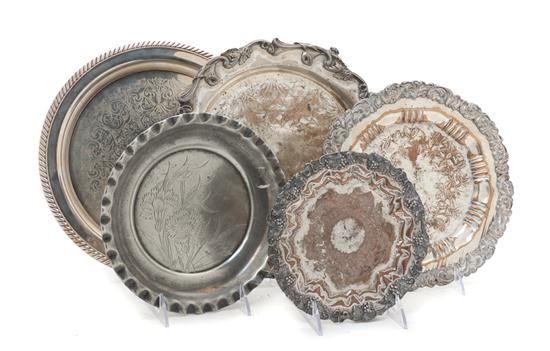 A Collection of Eleven Silverplate