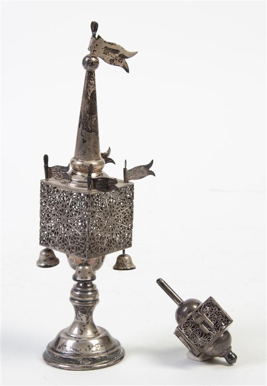 * A Sterling Silver Spice Tower