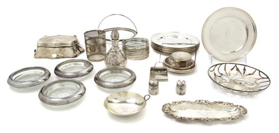 A Collection of Silver and Silverplate