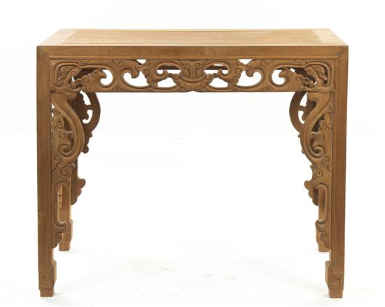 A Southeast Asian Pine Carved Console 155520