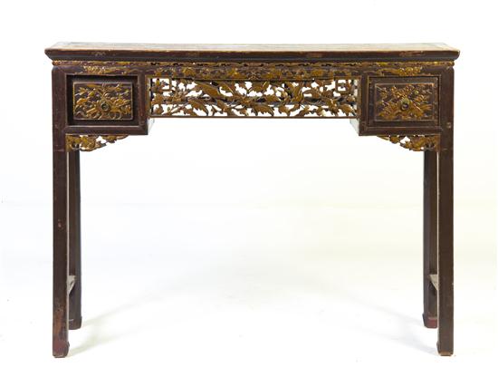 A Chinese Hardwood Altar Table 15552b