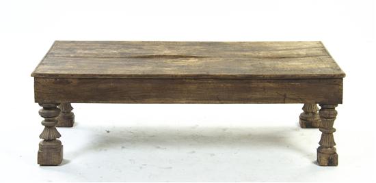 A Southeast Asian Carved Low Table the