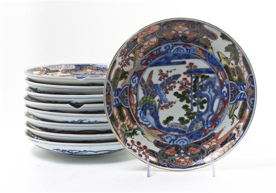 A Set of Nine Japanese Porcelain 1555a3