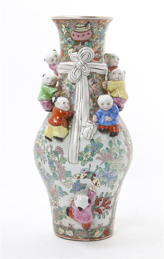 A Chinese Baluster Vase having