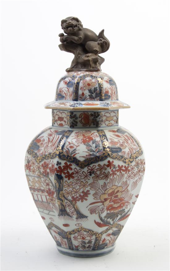  An Imari Style Porcelain Ginger 1555c8