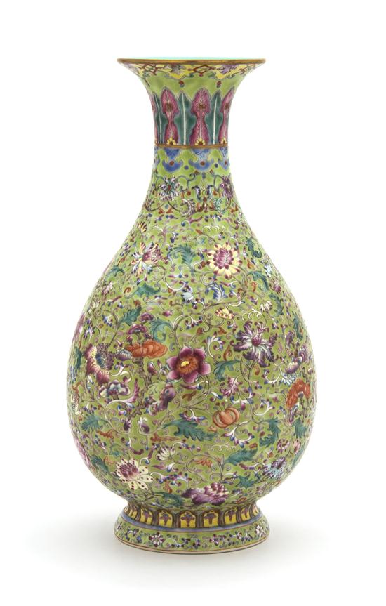 A Chinese Bottle Vase having flared 1555d1