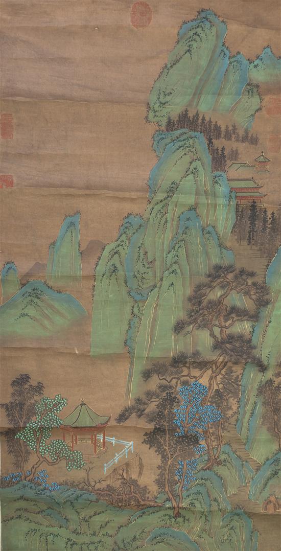 A Chinese Scroll Painting depicting 155607