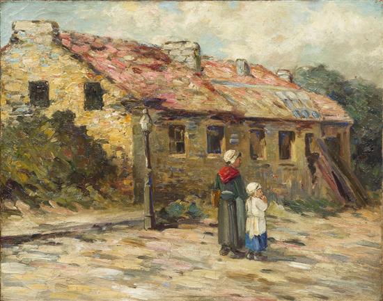 Artist Unknown (19th century) Village