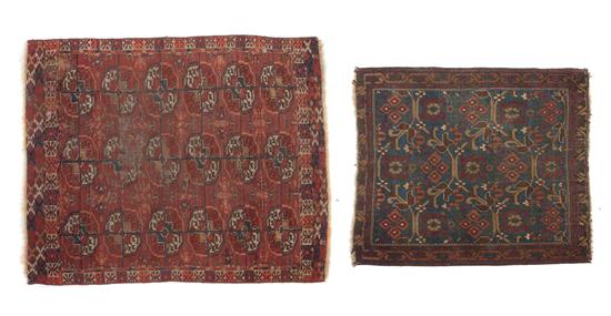 Two Persian Wool Mats comprising 1556e1