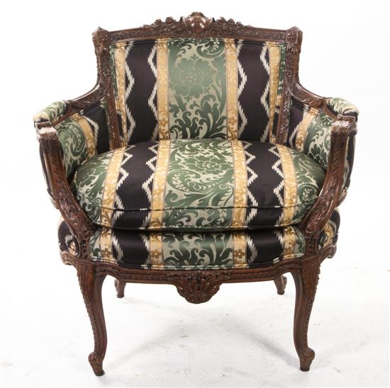 A Louis XV Style Carved Walnut 15572e