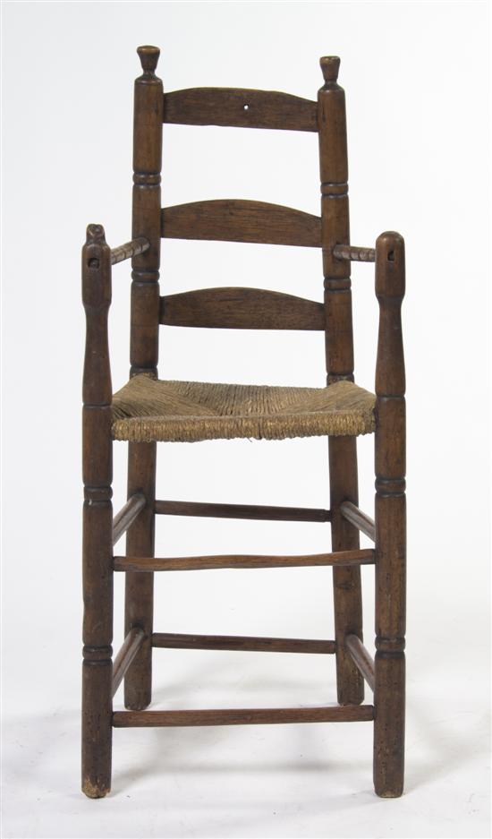 A Provincial Ladder Back Childs Chair