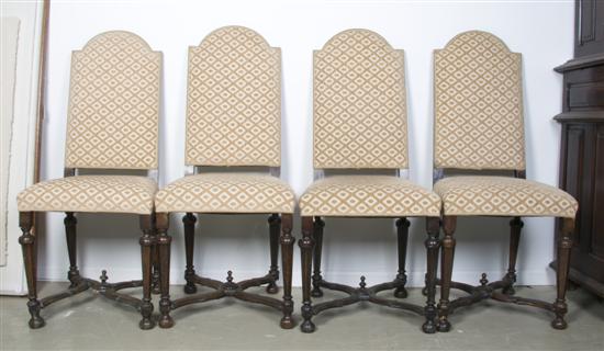 A Set of Four Continental Upholstered 155744