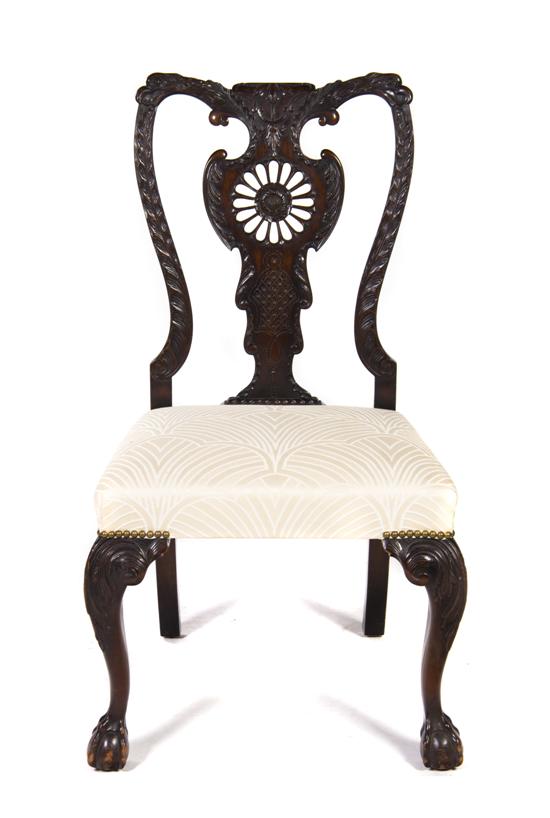 A Chippendale Style Side Chair having