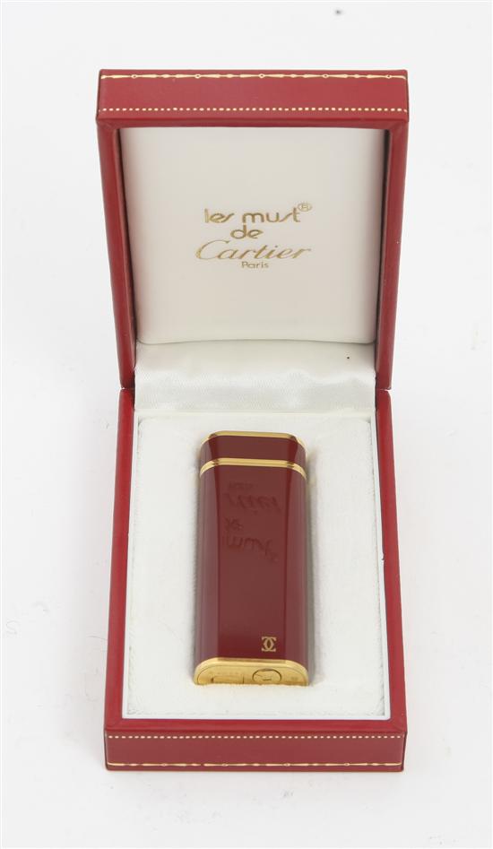 A French Lacquer and Gold Plated Cigarette