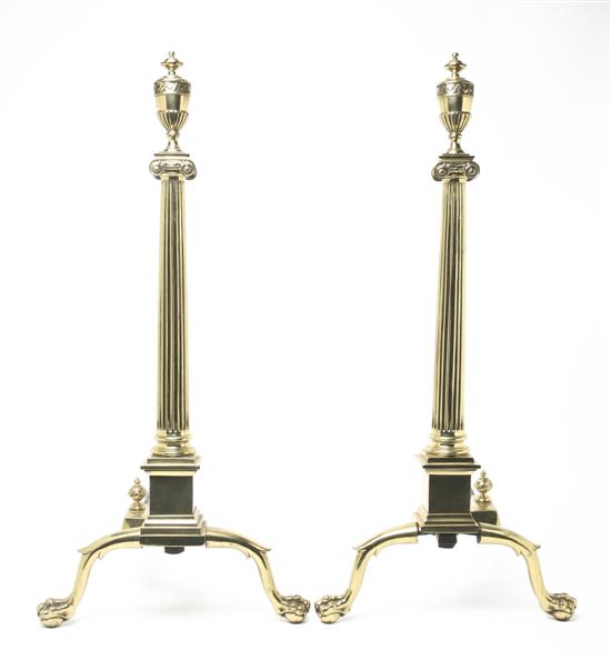 A Pair of Neoclassical Brass and 155764