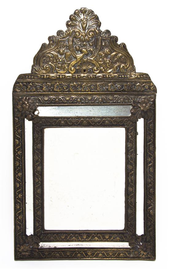  A Continental Pressed Metal Mirror 15578f