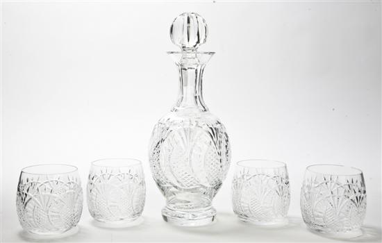 A Waterford Cut Glass Drink Set