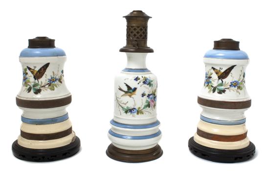 A Pair of Continental Ceramic Canisters 1557dc