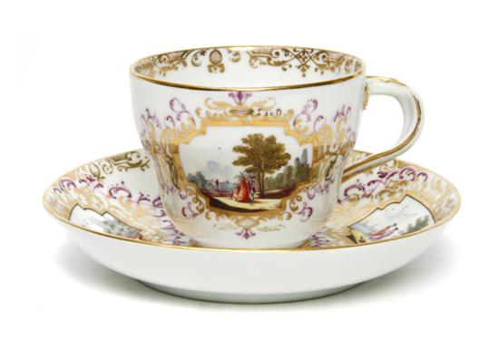 A Meissen Topographical Cup and 1557d5