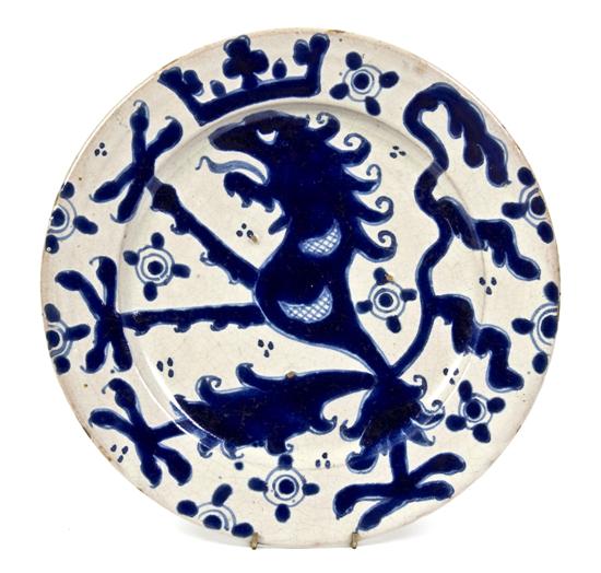 An English Ceramic Charger having 1557e5